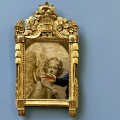 Miroir Bois Sculpté Et Doré Décor Louis XV